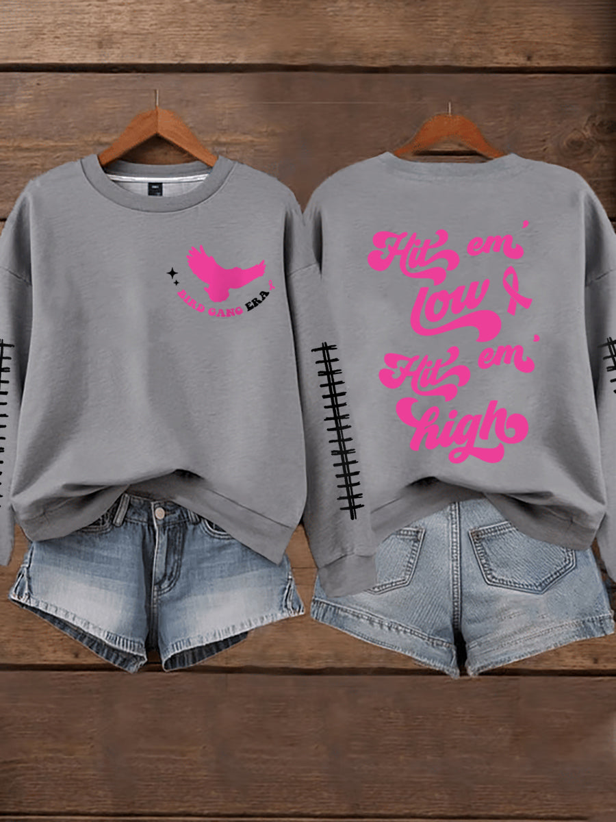 Women's Breast Cancer Awareness Month Football Fans Sweatshirt