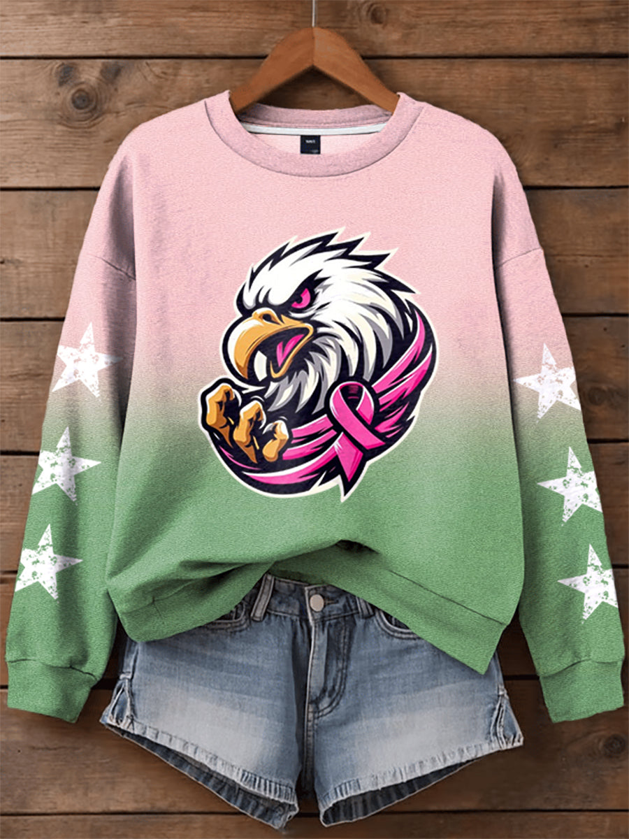 Women's Breast Cancer Awareness Month Football Fans Sweatshirt