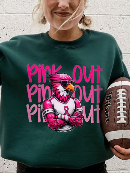 Women's Breast Cancer Awareness Month Football Fans Sweatshirt