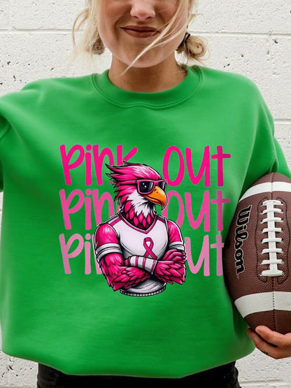Women's Breast Cancer Awareness Month Football Fans Sweatshirt