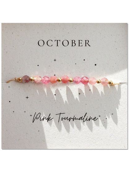 Women's Breast Cancer Pink Adjustable Bracelet