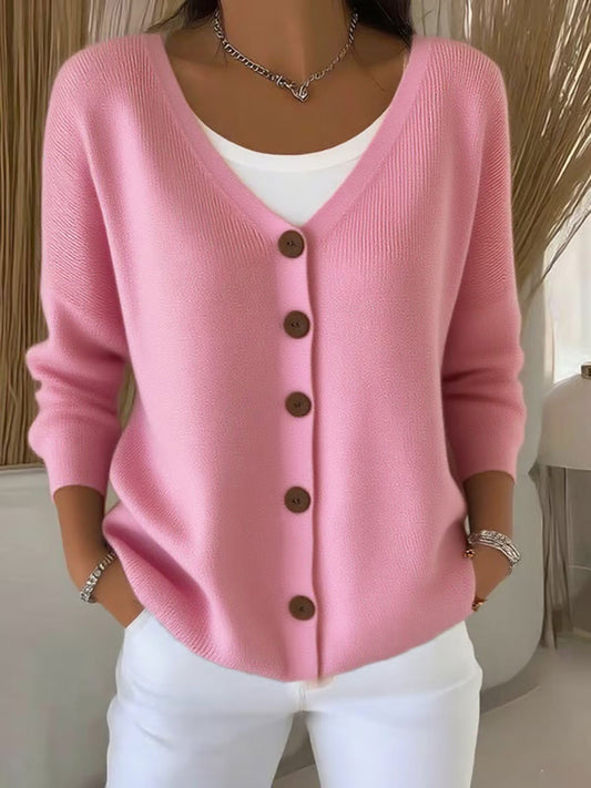 Women's Casual Button Cardigan