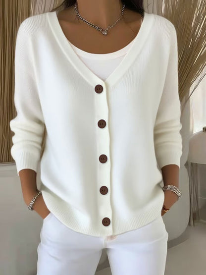 Women's Casual Button Cardigan