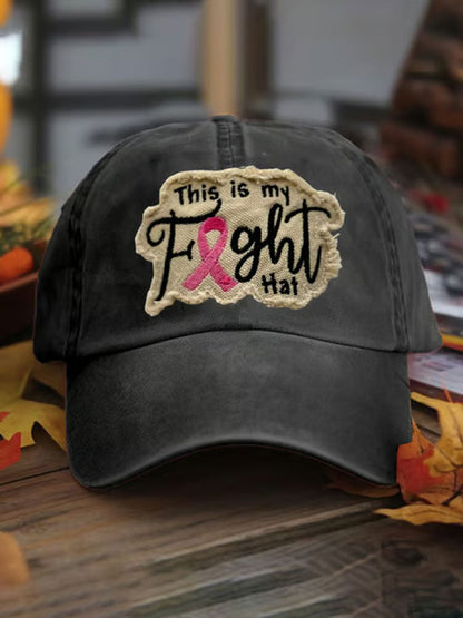 This Is My Fight Hat Casual Unisex Hat