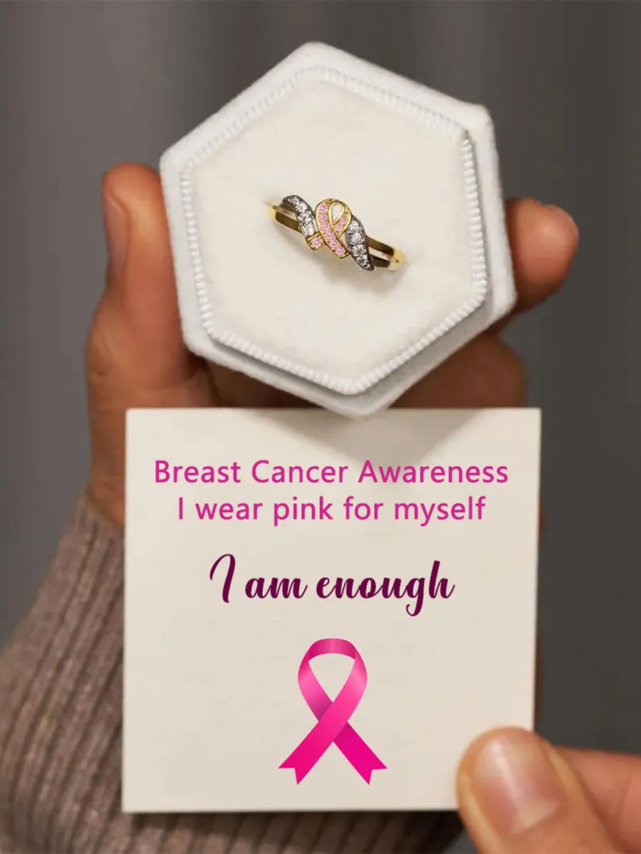 Women's breast cancer ring