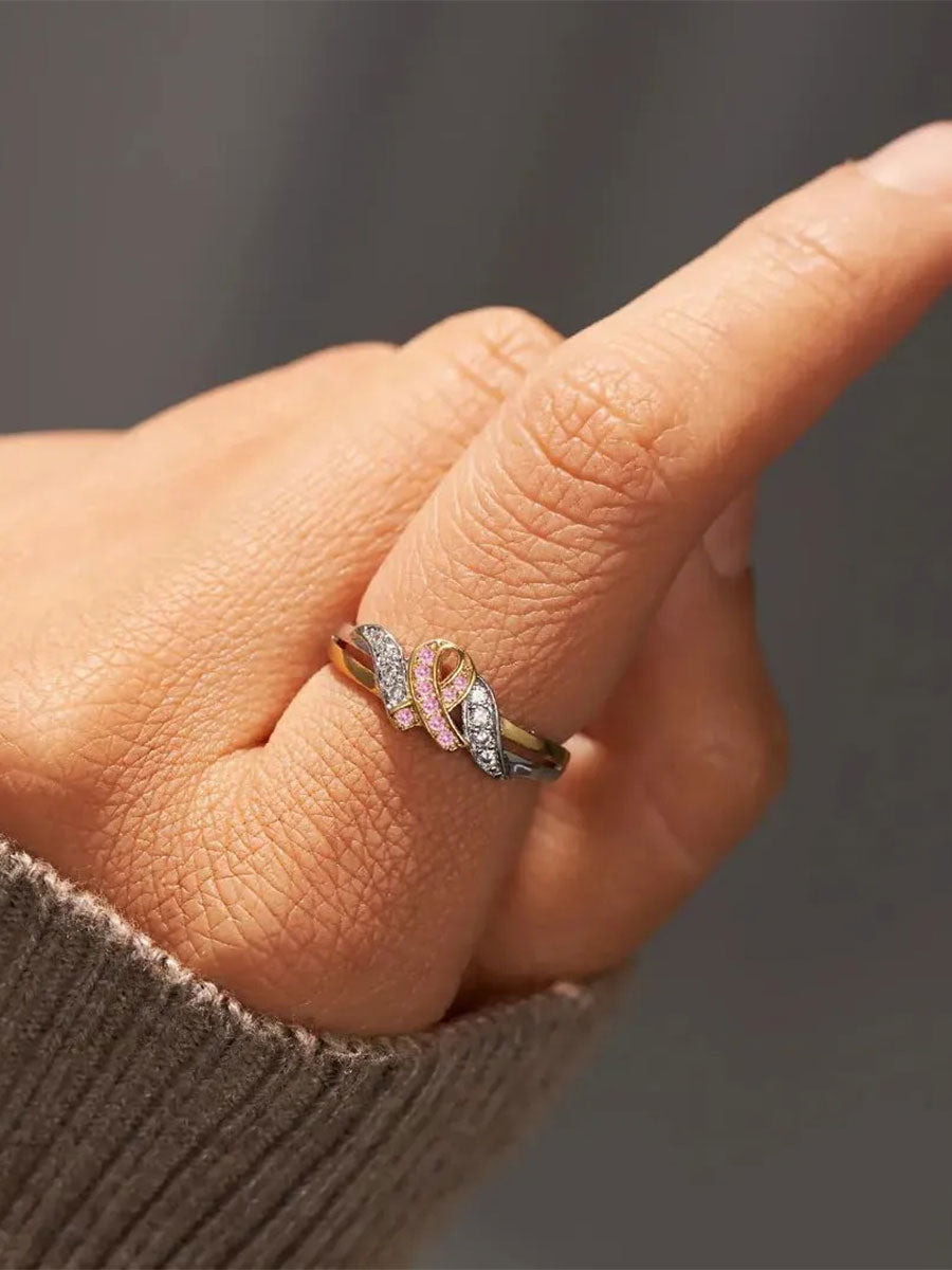 Women's breast cancer ring