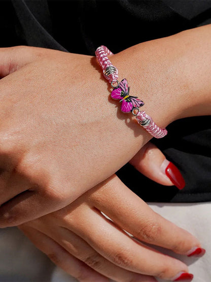 Women's breast cancer bracelet