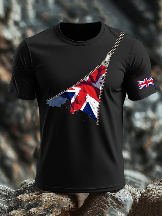 Men's UK Flag Printed T-shirt