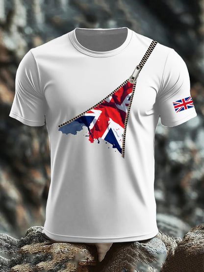 Men's UK Flag Printed T-shirt