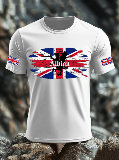 Men's UK Flag Printed T-shirt
