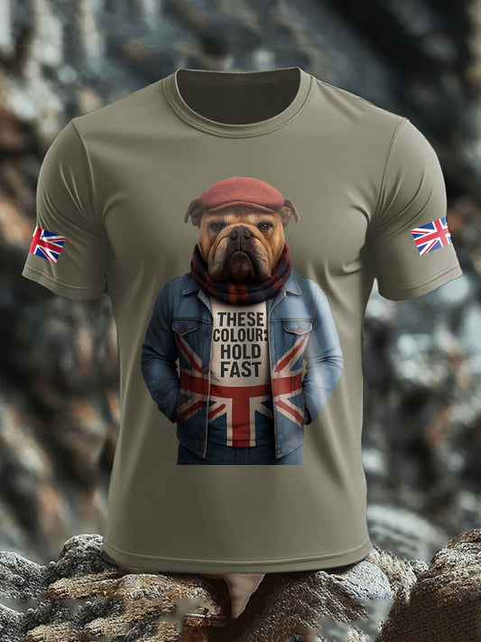 Men's UK Flag Printed T-shirt