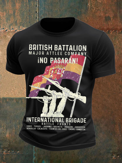 Men's British Veteran Printed short sleeves t-shirt