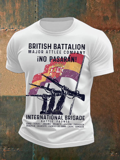 Men's British Veteran Printed short sleeves t-shirt