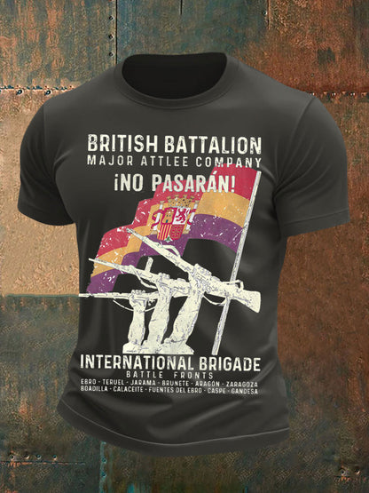 Men's British Veteran Printed short sleeves t-shirt