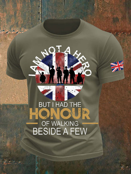 Men's British Veteran Printed short sleeves t-shirt
