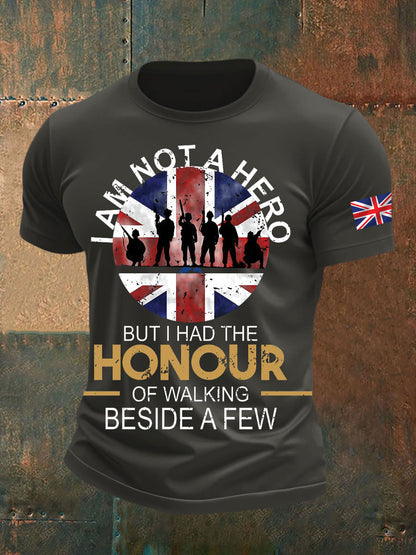 Men's British Veteran Printed short sleeves t-shirt