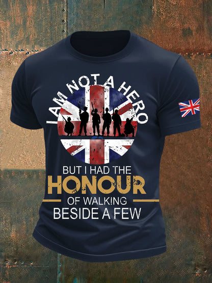 Men's British Veteran Printed short sleeves t-shirt