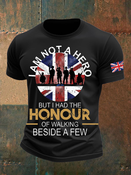 Men's British Veteran Printed short sleeves t-shirt