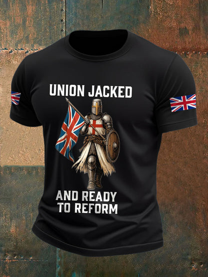 Men's UK Flag Reform Printed T-shirt