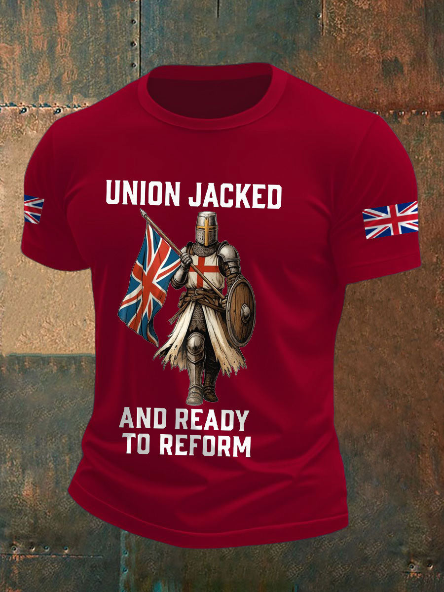 Men's UK Flag Reform Printed T-shirt