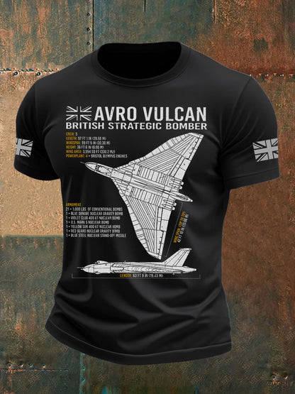 Men's British Veteran Printed short sleeves t-shirt