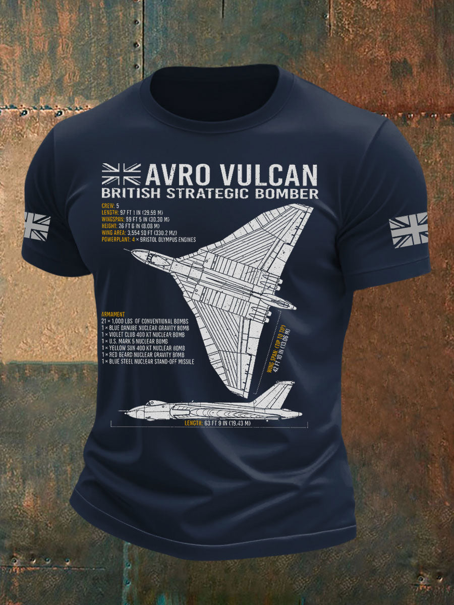 Men's British Veteran Printed short sleeves t-shirt