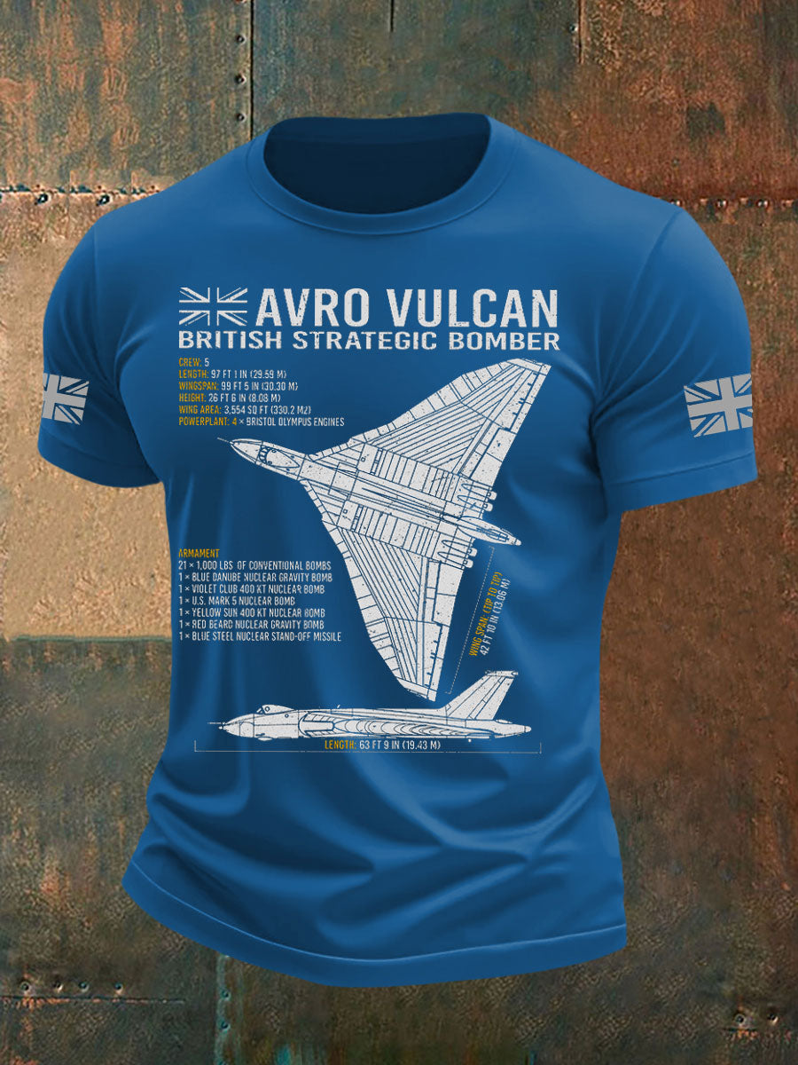 Men's British Veteran Printed short sleeves t-shirt