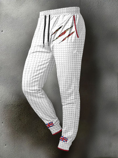 Men's UK Flag Printed Long Pants