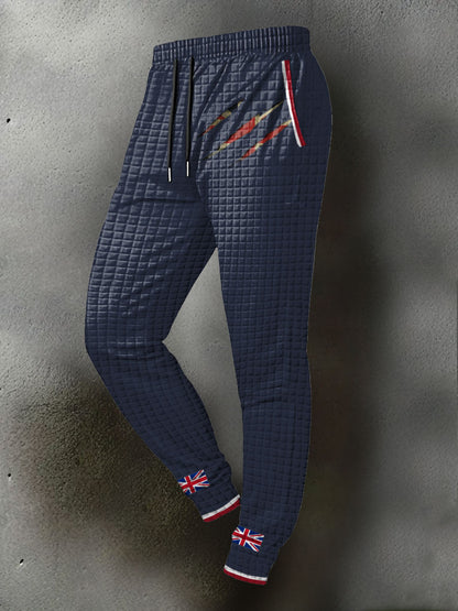 Men's UK Flag Printed Long Pants