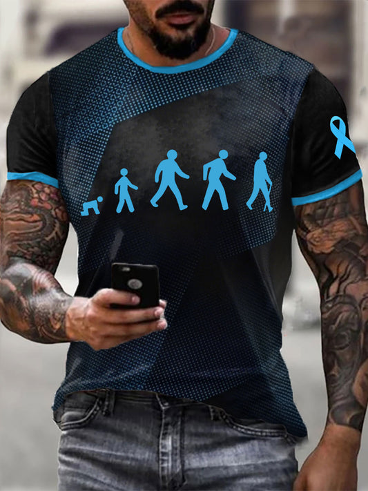 Men's prostate cancer is the evolution of the male symbol longevity t-shirts