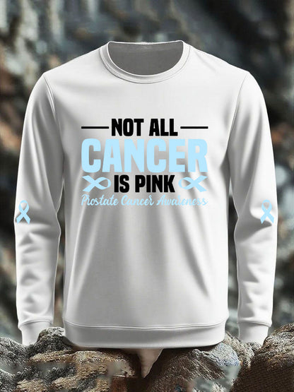 Men's Prostate Cancer Awareness Print Casual Top