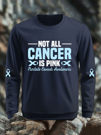 Men's Prostate Cancer Awareness Print Casual Top