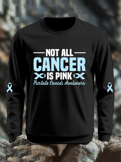 Men's Prostate Cancer Awareness Print Casual Top