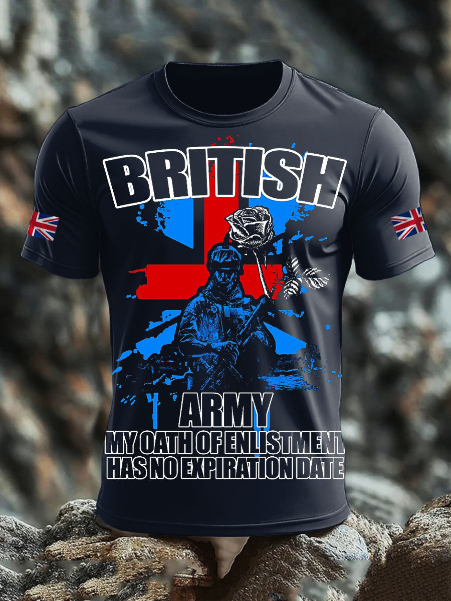 Men's British Veteran short sleeves t-shirt
