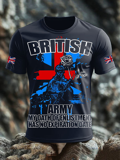 Men's British Veteran short sleeves t-shirt