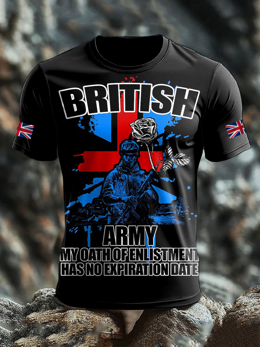 Men's British Veteran short sleeves t-shirt