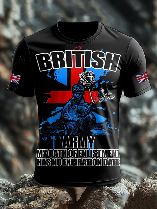 Men's British Veteran short sleeves t-shirt