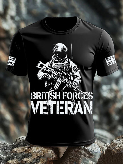 Men's British Veteran short sleeves t-shirt