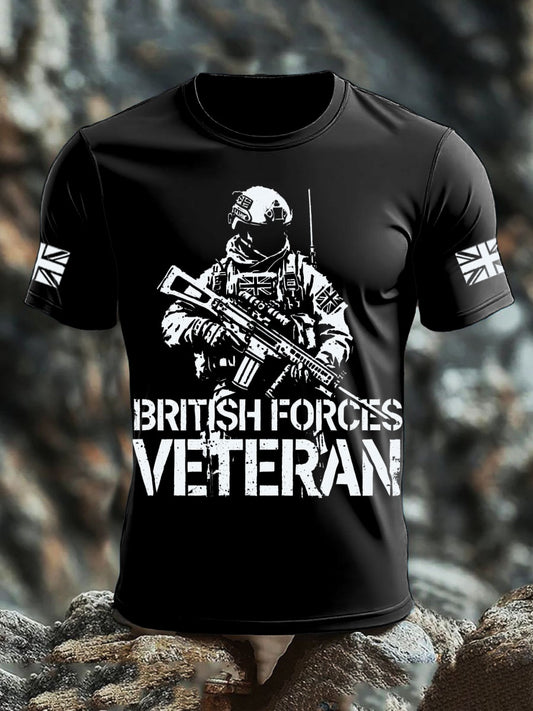 Men's British Veteran short sleeves t-shirt
