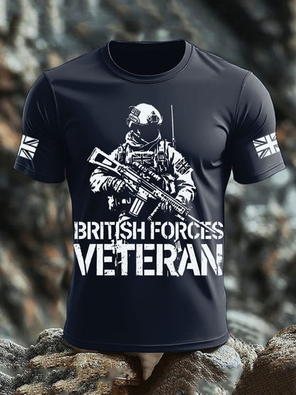 Men's British Veteran short sleeves t-shirt