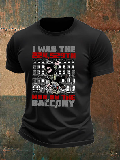 Men's British Veteran imitation cotton short-sleeved T-shirt