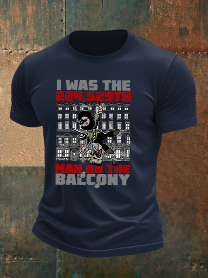 Men's British Veteran imitation cotton short-sleeved T-shirt