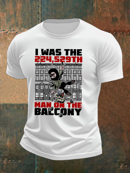 Men's British Veteran imitation cotton short-sleeved T-shirt