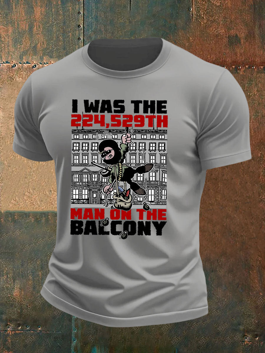 Men's British Veteran imitation cotton short-sleeved T-shirt