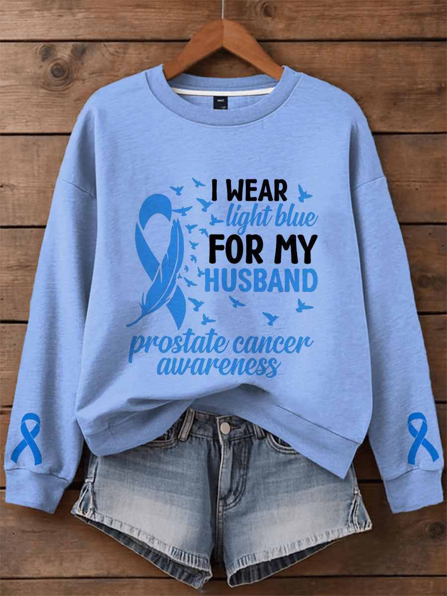 Women's Prostate Cancer Awareness Family Sweatshirt
