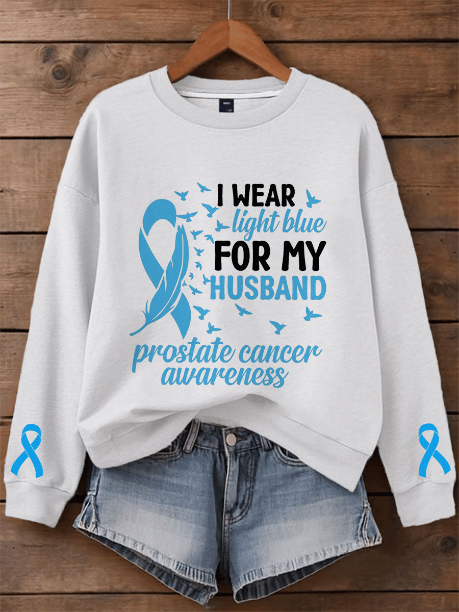 Women's Prostate Cancer Awareness Family Sweatshirt