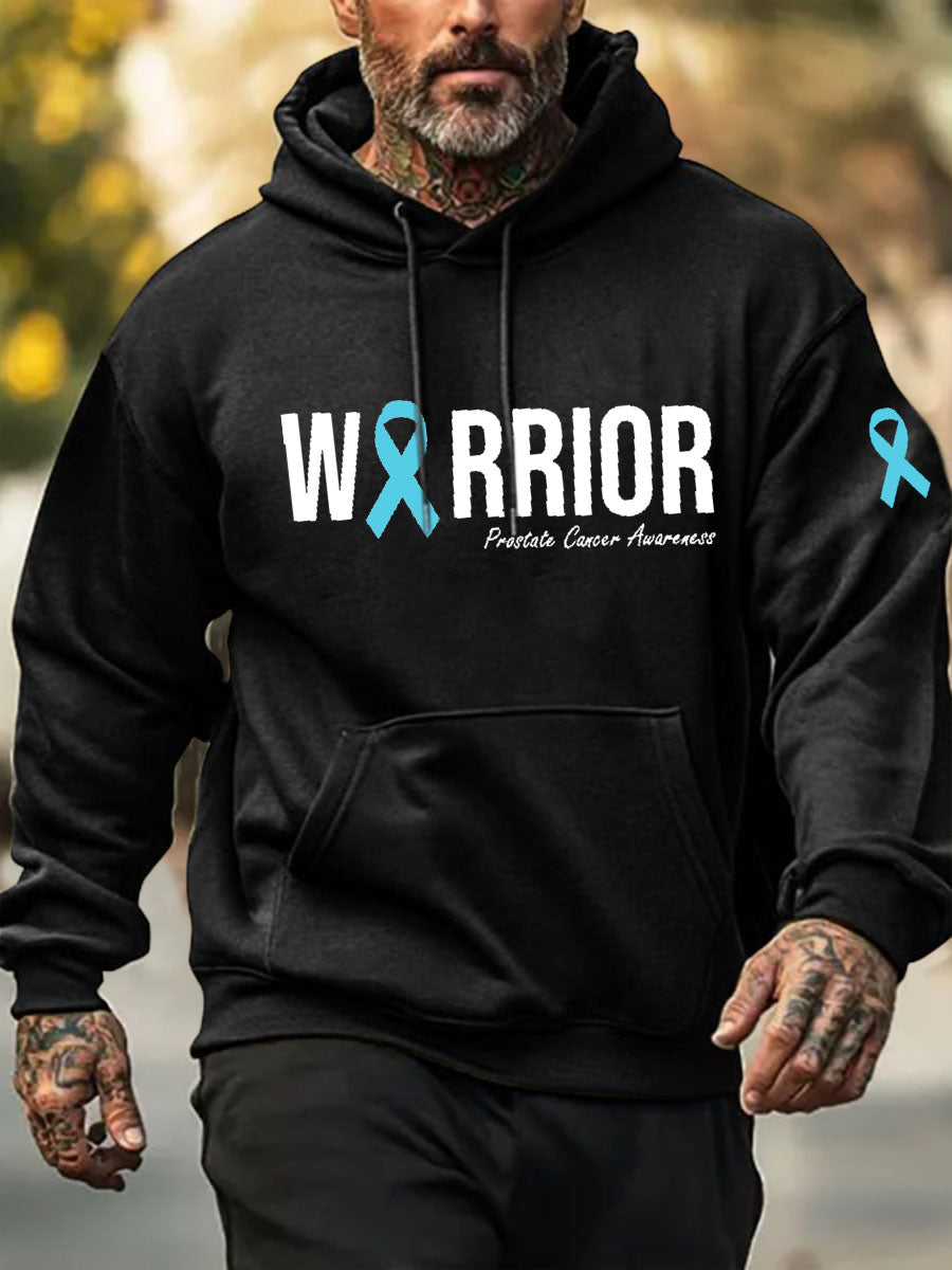 Men's Prostate Cancer Awareness Print Hoodie