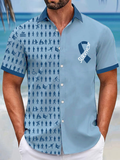 men's prostate cancer body figure shirts