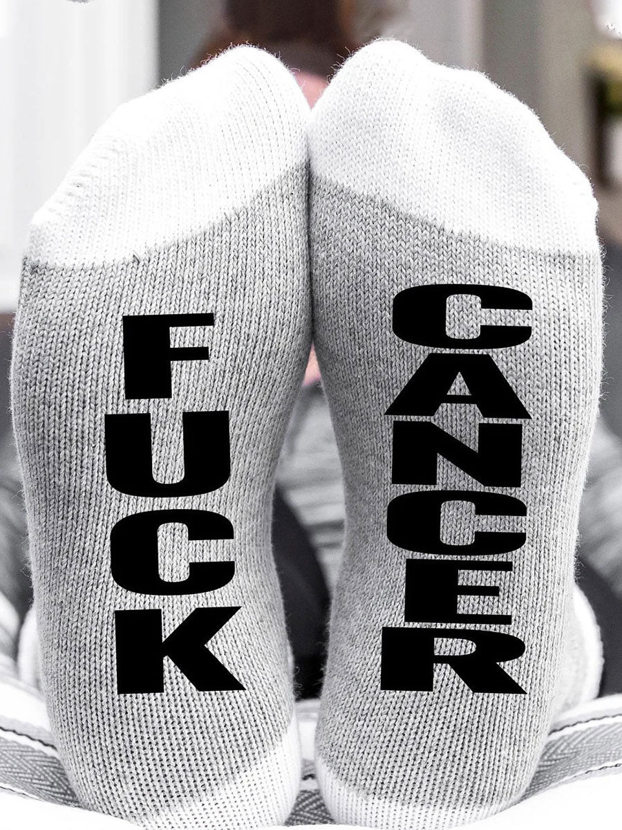 Hey cancer unisex socks