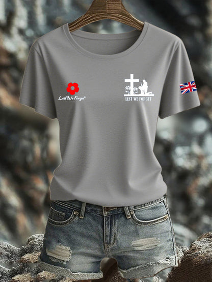 Women's British Veteran Iron On Short Sleeve T-Shirt